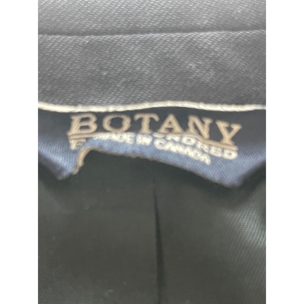 Vintage Botany 500 Navy Blue Blazer 44R – 100% Worsted Wool – Made in Canada - Picture 6 of 8